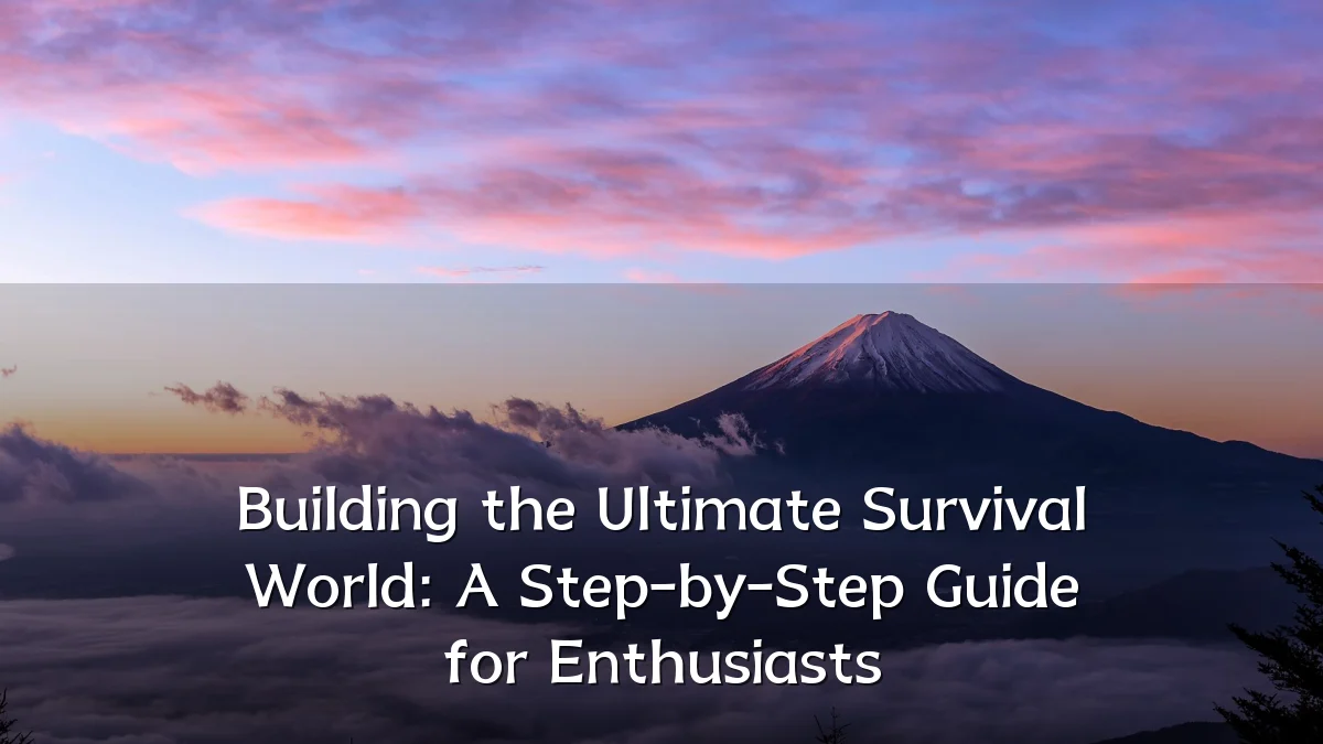 Building the Ultimate Survival World: A Step-by-Step Guide for Enthusiasts