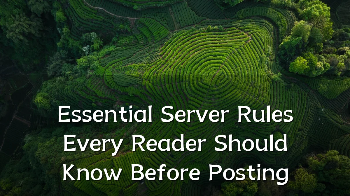 Essential Server Rules Every Reader Should Know Before Posting