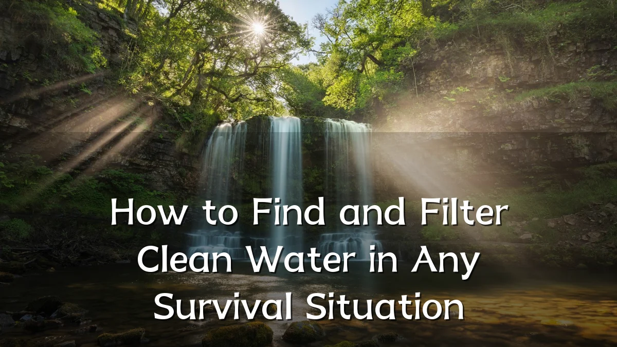How to Find and Filter Clean Water in Any Survival Situation