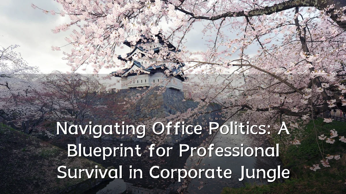Navigating Office Politics: A Blueprint for Professional Survival in Corporate Jungle