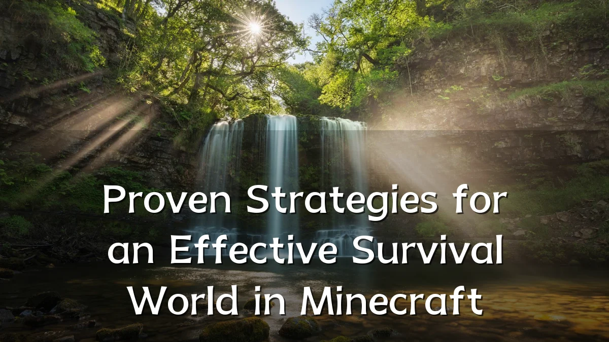 Proven Strategies for an Effective Survival World in Minecraft
