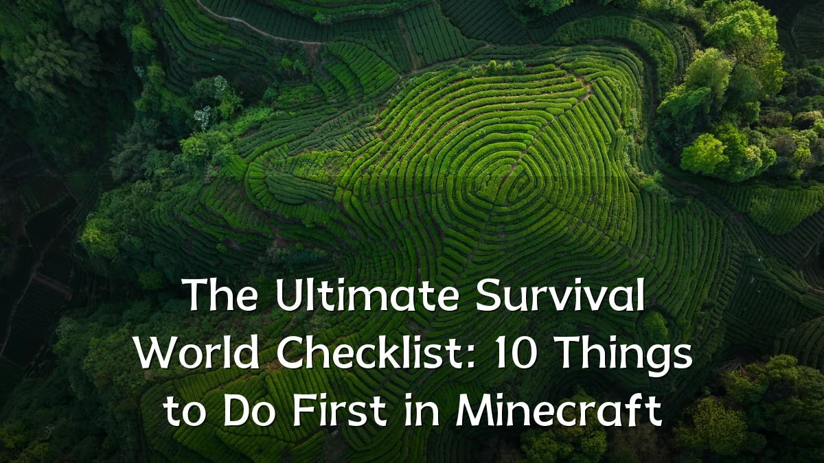 The Ultimate Survival World Checklist: 10 Things to Do First in Minecraft
