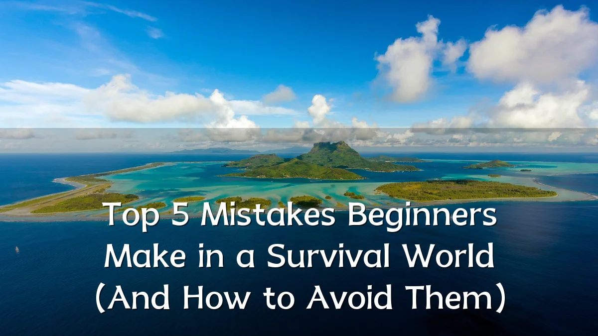 Top 5 Mistakes Beginners Make in a Survival World (And How to Avoid Them)