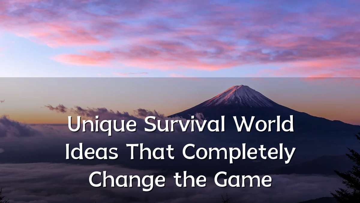 Unique Survival World Ideas That Completely Change the Game