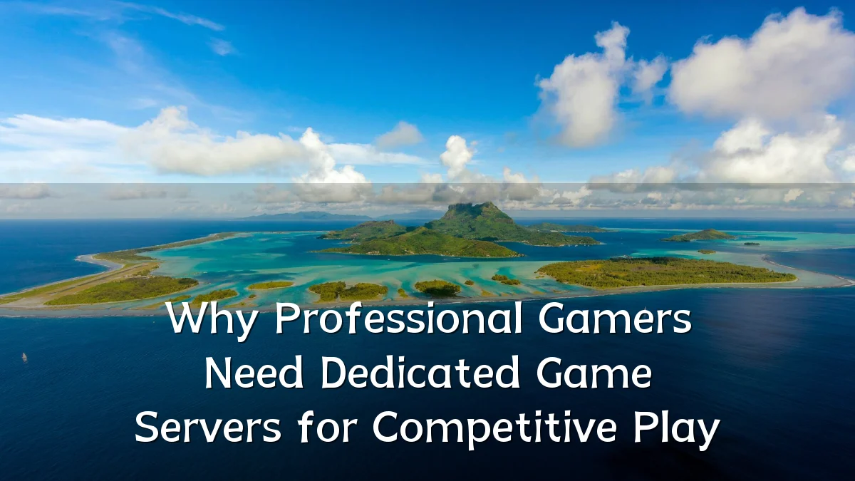 Why Professional Gamers Need Dedicated Game Servers for Competitive Play