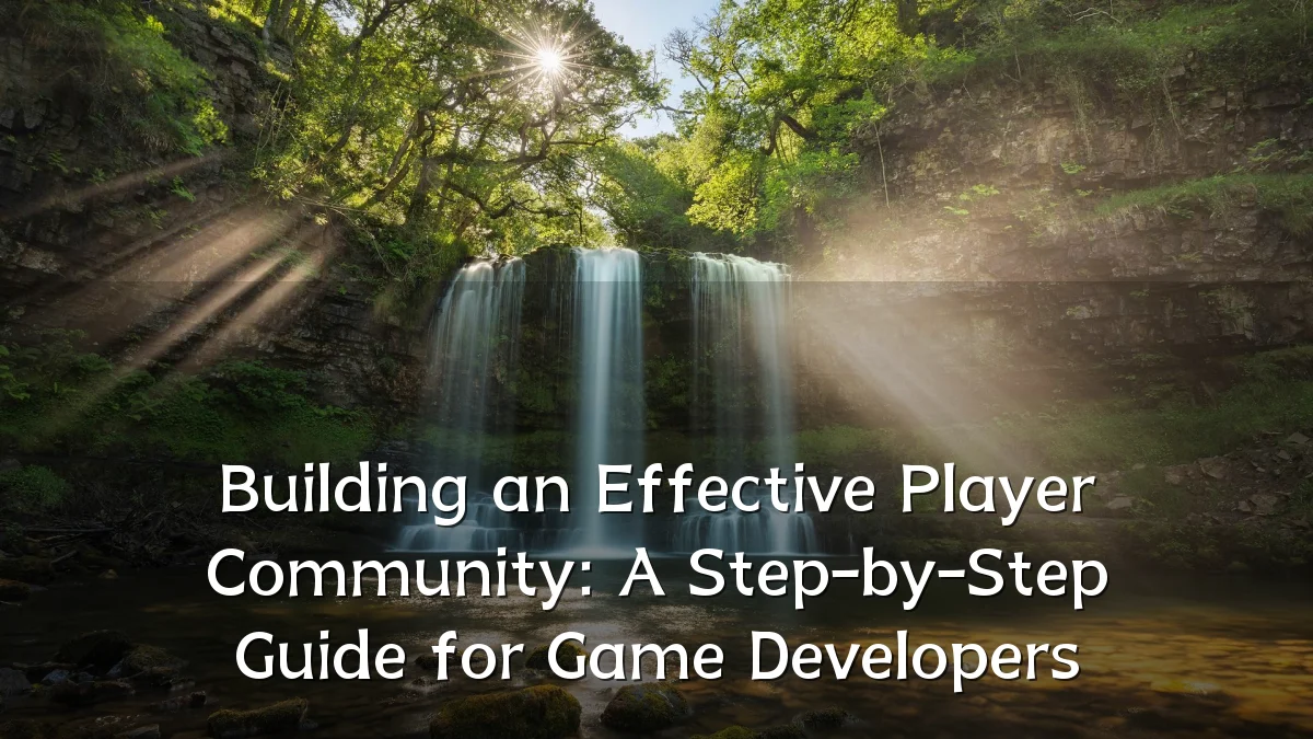 Building an Effective Player Community: A Step-by-Step Guide for Game Developers