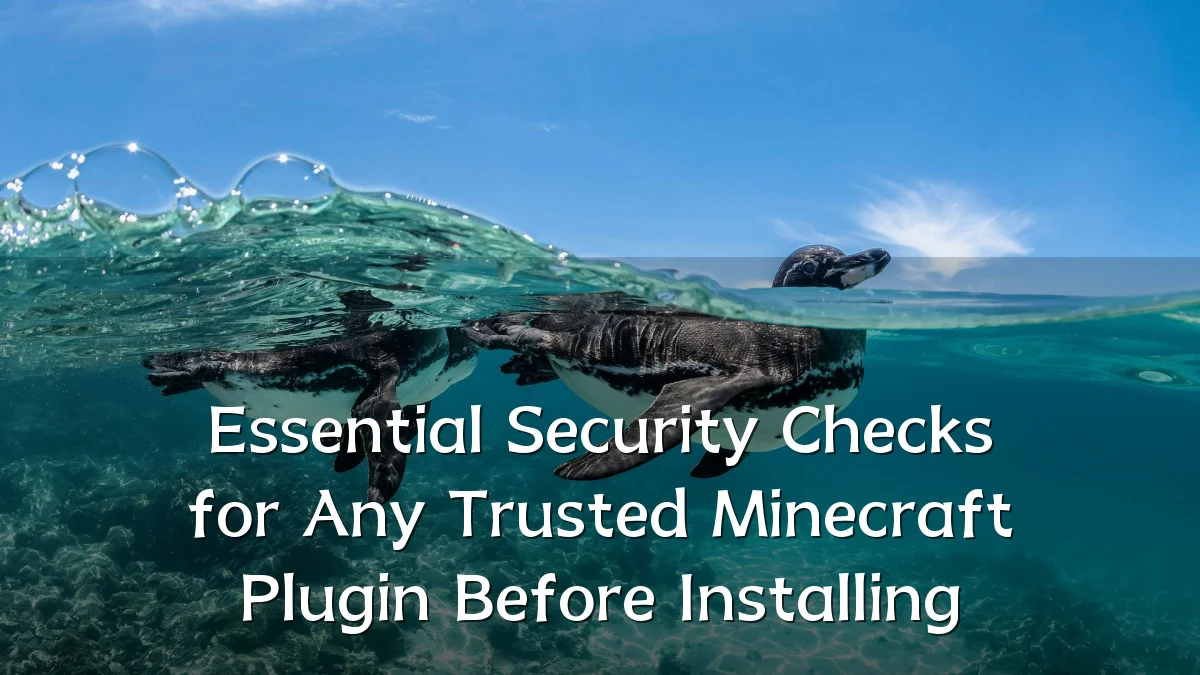 Essential Security Checks for Any Trusted Minecraft Plugin Before Installing