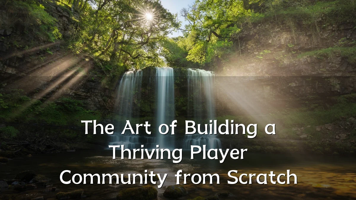 The Art of Building a Thriving Player Community from Scratch