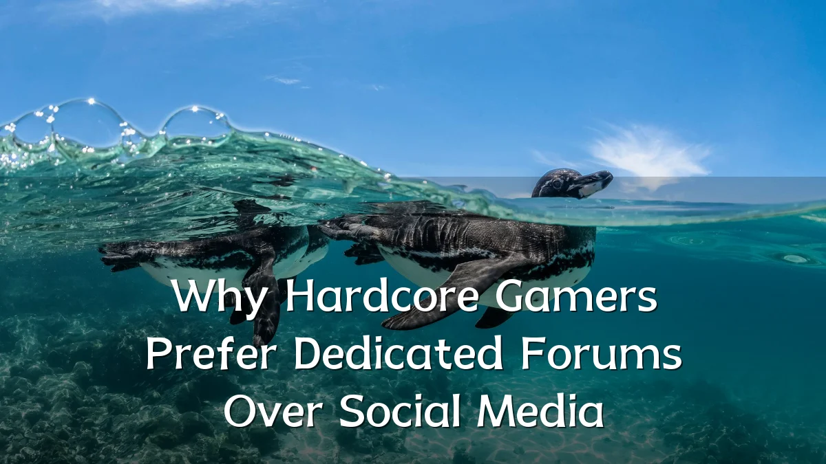 Why Hardcore Gamers Prefer Dedicated Forums Over Social Media