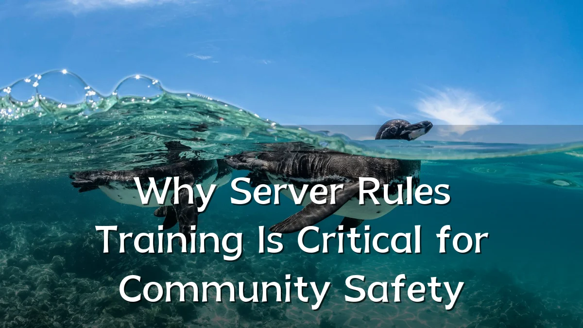 Why Server Rules Training Is Critical for Community Safety